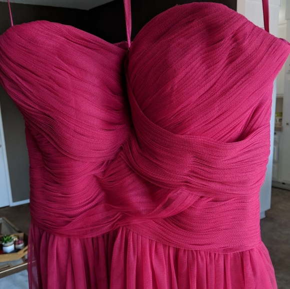 Kenneth Winston cerise / pink / magenta / raspberry / 5192L bridesmaid dress - Picture 4 of 6